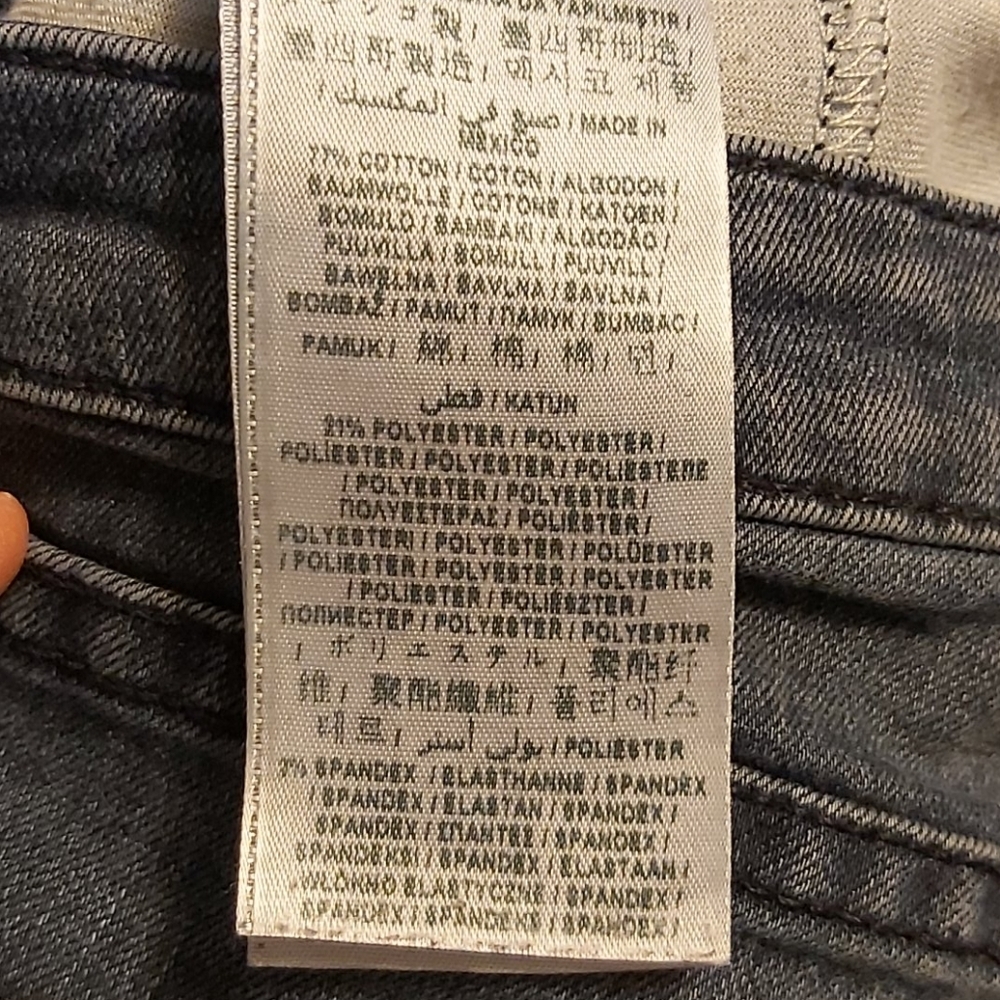 Guess Low Rise Straight Leg Jeans Size 27 - Picture 7 of 8